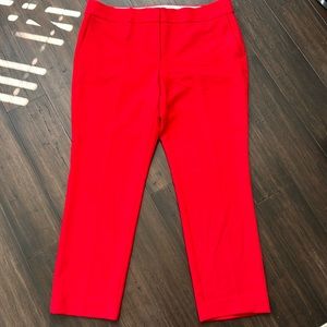 Loft Red Marissa Pant 14